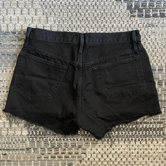 Frame Denim Ladies High Rise Distressed Jean Shorts in Black, Waist Size 27 - Picture 9 of 9